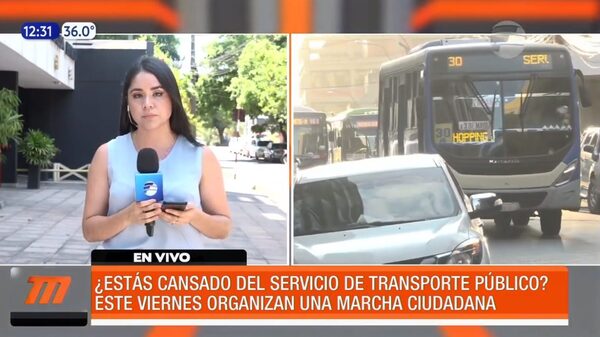 Anuncian movilización contra el mal servicio del transporte | Telefuturo