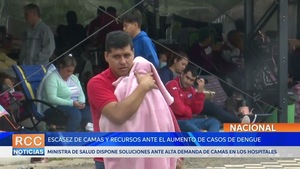 Escasez de camas y recursos ante el aumento de casos de dengue