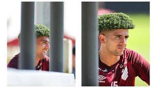 Así apareció "El sargento" Mateo Gamarra en el entrenamiento en Brasil