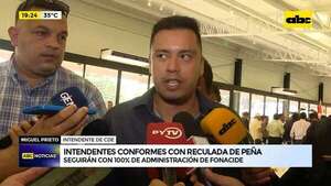 Video: intendentes conformes con nueva reculada de Santiago Peña - ABC Noticias - ABC Color
