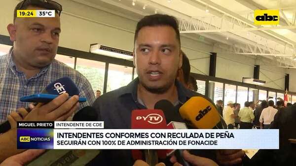 Video: intendentes conformes con nueva reculada de Santiago Peña - ABC Noticias - ABC Color