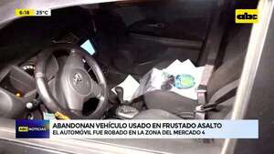 Video: Abandonan vehículo usado en frustrado asalto - ABC Noticias - ABC Color
