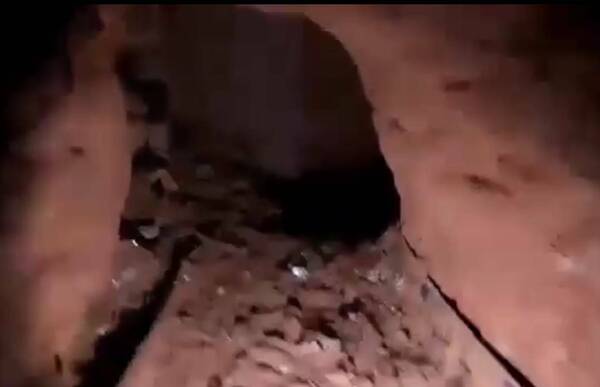 [VIDEO] Mostraron como se ve el túnel que construyeron para pelar a cambistas