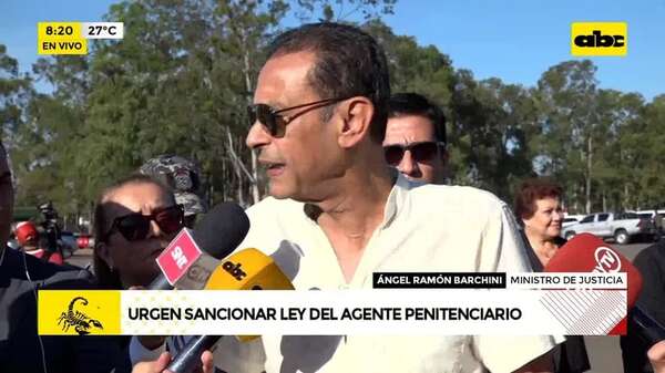 Video: Urgen sancionar ley del agente penitenciario - ABC Noticias - ABC Color