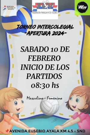 Federación de Voley propicia intercolegial en ambas ramas en la SND - La Tribuna