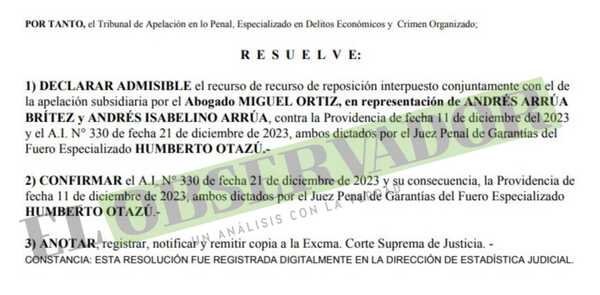 Cámara confirma imputación en la causa sobre el diputado Samaniego
