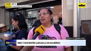 Proyecto “Hambre cero”: MEC y docentes llegan a un acuerdo - ABC Noticias - ABC Color