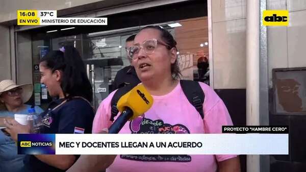 Proyecto “Hambre cero”: MEC y docentes llegan a un acuerdo - ABC Noticias - ABC Color