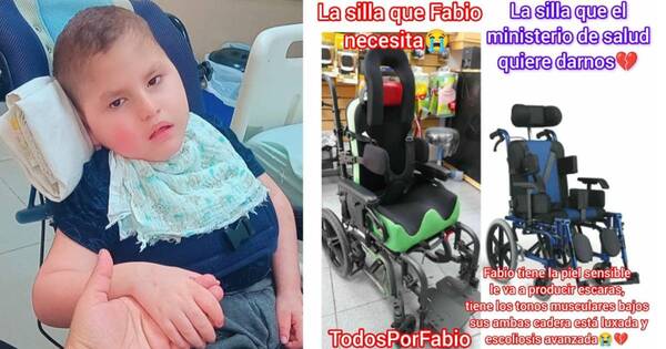 Diario HOY | Disputa entre familiares del pequeño Fabio y Salud por silla de ruedas especial