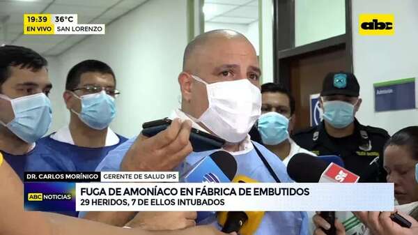 Video: fuga de amoníaco en fábrica de embutidos de San Lorenzo - ABC Noticias - ABC Color