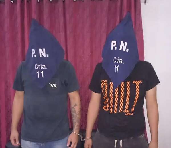 Policía aprehendió a dos presuntos tortoleros en flagrancia - Policiales - ABC Color