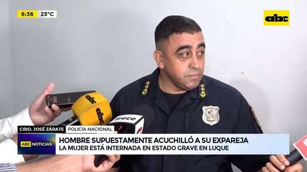 Video: Hombre supuestamente acuchilló a su expareja - ABC Noticias - ABC Color