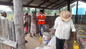 SEN distribuyó más de 25 mil kilos de alimentos a familias de pueblos originarios de Presidente Hayes