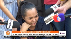 Fuga de amoníaco: “Mi hija se quedó sin papá por la irresponsabilidad de la empresa” - trece