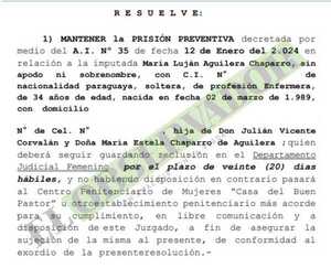Mantienen prisión para funcionaria de IPS que habría tragado chip de celular