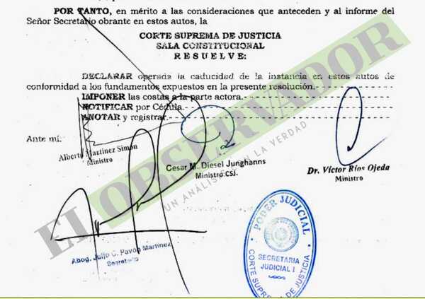 Rige caducidad de inconstitucionalidad promovida por exdiputado Tomás Rivas