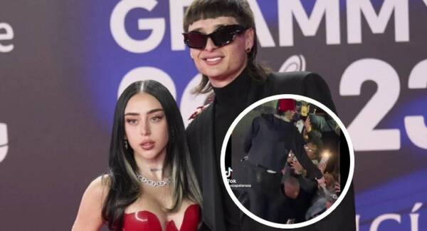 Nicki Nicole defiende a su novio Peso Pluma por tirarle agua a un fan