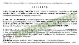 Cámara ratifica calificación sobre exgerente acusado por tráfico de drogas