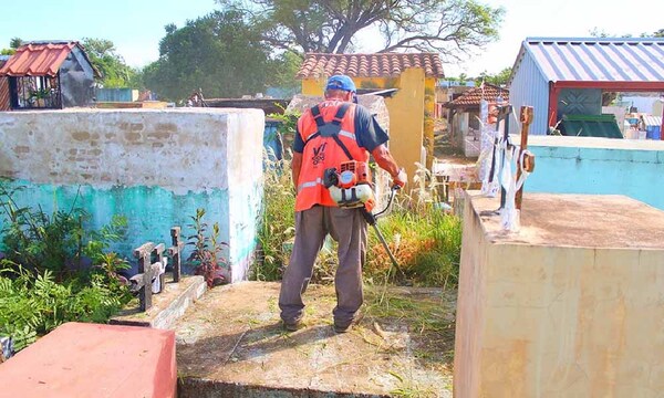 Municipalidad de Coronel Oviedo busca erradicar criaderos de mosquitos con limpieza de espacios públicos – Prensa 5
