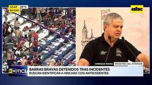Video: Barrabravas detenidos tras incidentes - ABC Noticias - ABC Color