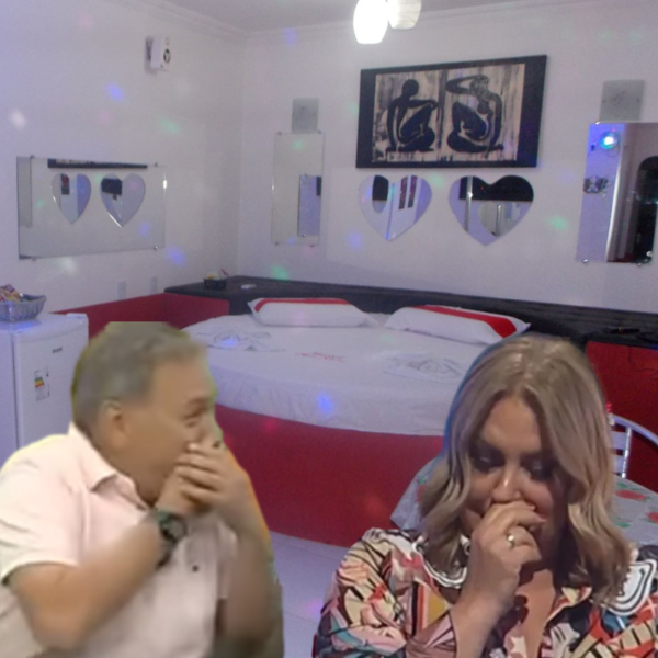 ÓSCAR ACOSTA LE REGALÓ POR SAN VALENTÍN UNA CAMA DE MOTEL A MENCHI