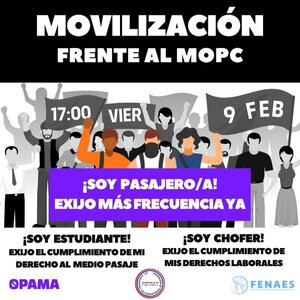 Trabajadores del transporte se suman a protesta por mejoras en el servicio - La Tribuna