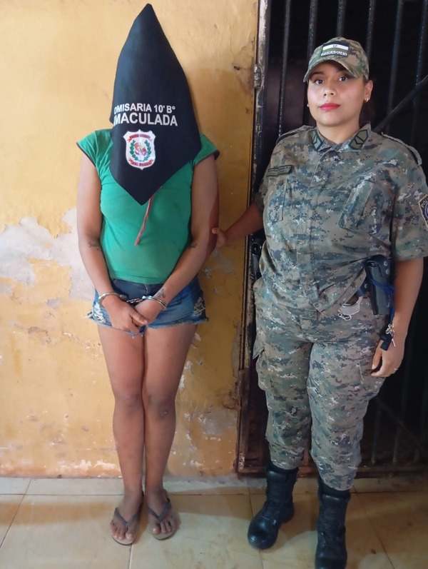 Capturan a mujer de 27 Años por robar el celular de una abuelita de 80