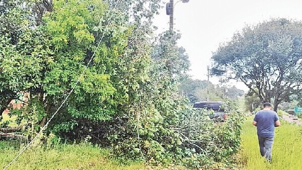 Temporal causó destrozos en Itapúa