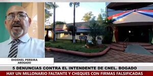 DENUNCIAS CONTRA EL INTENDENTE DE CNEL. BOGADO POR PRESUNTAS IRREGULARIDADES - Itapúa Noticias