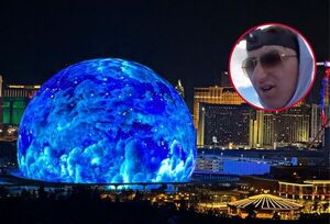 Un influencer escaló la Esfera de Las Vegas y fue detenido por la Policía - Megacadena - Diario Digital