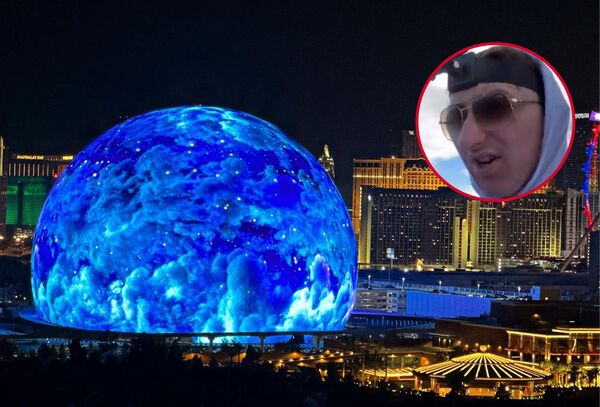 Un influencer escaló la Esfera de Las Vegas y fue detenido por la Policía - Megacadena - Diario Digital