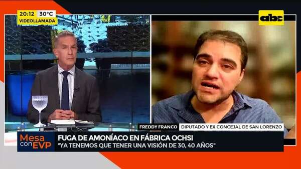 Fuga de amoníaco en Ochsi: plantean a la comuna el traslado de la fábrica - Mesa de Periodistas - ABC Color