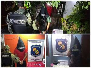 Antinarcóticos de la Policía ejecutó varios allanamientos en Ñemby y Fernando de la Mora - Policiales - ABC Color