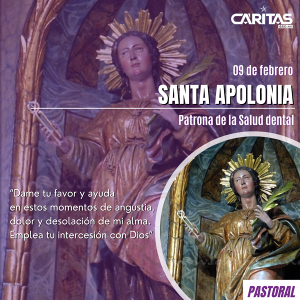 Santa Apolonia: Patrona de la Salud Dental - Portal Digital Cáritas Universidad Católica