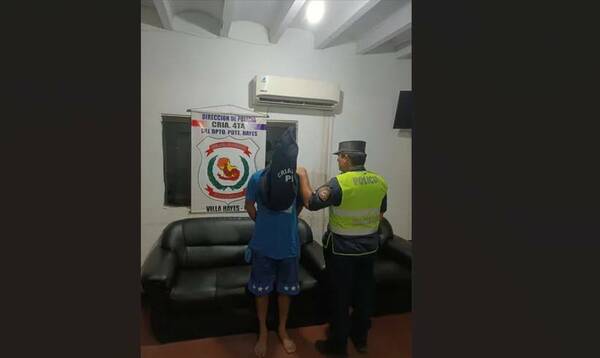 Omonda en casa ajena, huyó, volcó y terminó en el calabozo