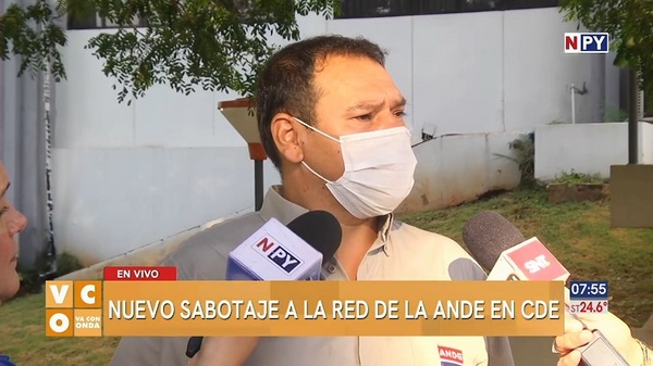 ANDE denuncia nuevo sabotaje a su red eléctrica en Ciudad del Este - Noticias Paraguay