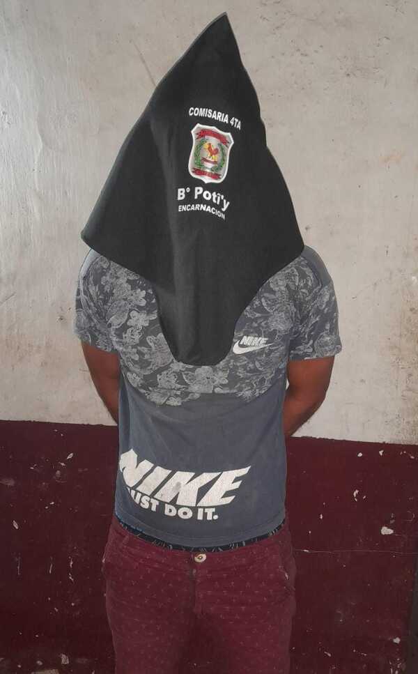 Encarnación: Policía captura a individuo con numerosos antecedentes criminales