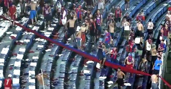 La Nación / Identifican a barras bravas que se enfrentaron en el Defensores