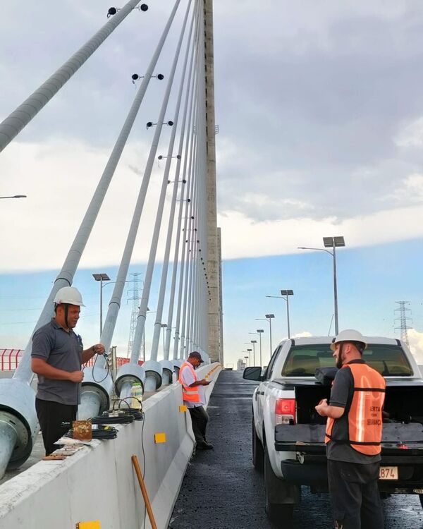 Realizarán pruebas finales de carga estática y dinámica del puente Héroes del Chaco