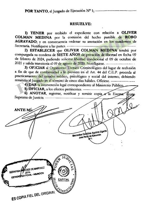 Niegan libertad a condenado por robo a pesar de haber compurgado pena