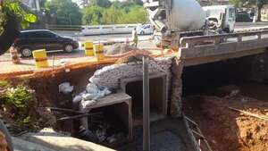 Lambaré: en días más terminarían obras en puente de avenida Argaña - Nacionales - ABC Color