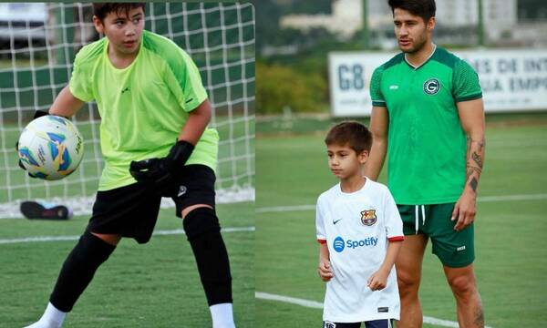 "Tito" Torres llevó a sus hijos a su entrenamiento