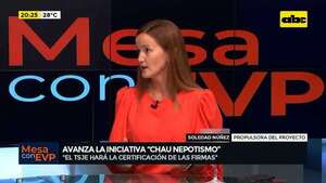Iniciativa ‘’Chau Nepotismo’': Alcanzó el mínimo requerido de firmas - Mesa de Periodistas - ABC Color