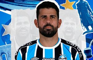 El experimentado Diego Costa será compañero de Mathías Villasanti en Grêmio