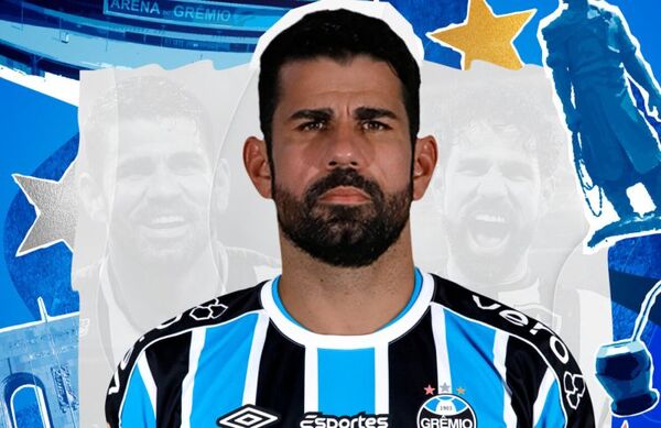 El experimentado Diego Costa será compañero de Mathías Villasanti en Grêmio