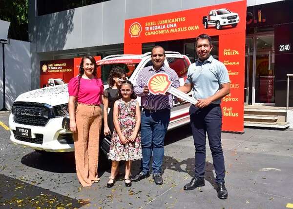 Shell Lubricantes entregó la camioneta Maxus 0km - Empresariales - ABC Color