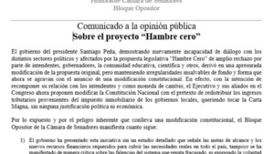 La oposición se abroquela y reclama diálogo ante arremetida oficialista