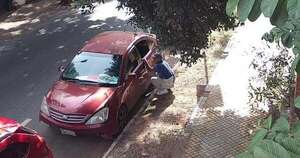 Diario HOY | Tortolero en acción: arrojaba piedras y robaba objetos del auto