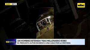 Video: Un hombre detenido tras robo millonario  - ABC Noticias - ABC Color