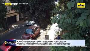 Video: Cayó nuevamente un presunto tortolero - ABC Noticias - ABC Color